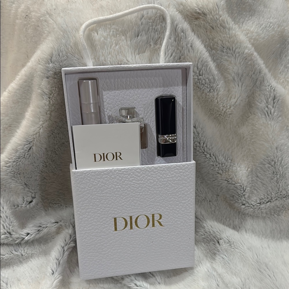 Dior Gift Set with Lipstick and Perfume